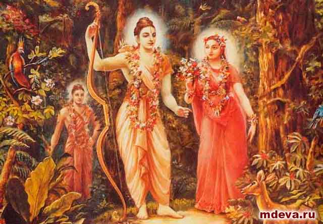 Рамаяна. Книга вторая. Айодхья — Изгнанники покидают Читракуту