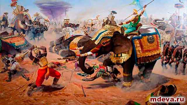 Рамаяна. Книга шестая. Битва — Победа Нилы над Прахастой Рамаяна. Книга шестая. Битва — Победа Нилы над Прахастой